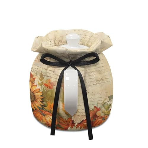 Image of Sunflower Tea Cozy for Teapot Fall Tea Cosy with Insulated Pad Heat Resistance Kettle Cover Coffee Pot Dust Cover Fall Tabletop Decor for Kitchen Gift for Holiday