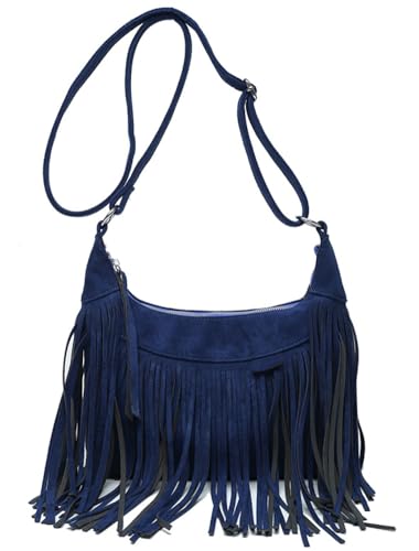 Sac en cuir à franges de luxe pour dames élégantes