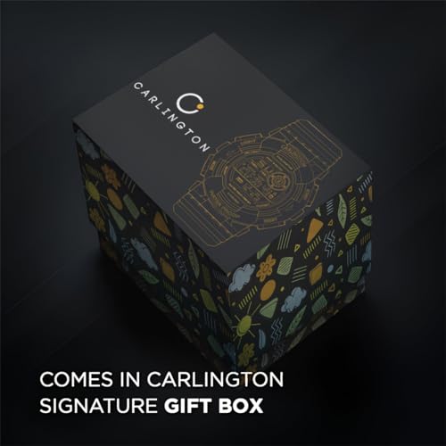 Image of Carlington Kids Digital Watch for Boys and Girls Age 3 to 14 Years Multicoloured Band with Alarm and Date Display - 9121