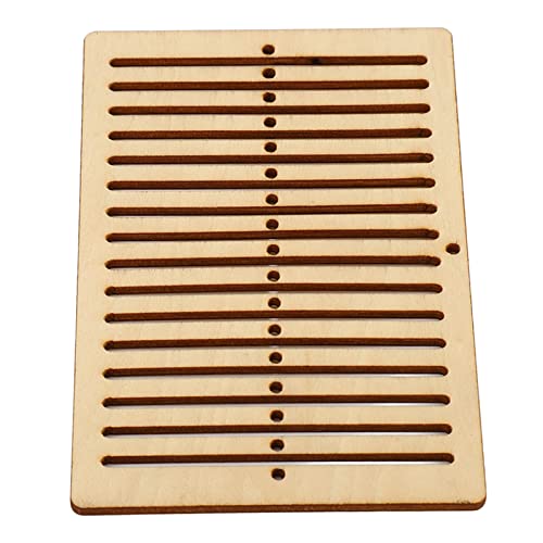 HERCHR Gürtel-Webstuhl-Kit Webstuhl-Kit, Brettchenweben Holz-Handwebstuhl, Holz-Webrahmen, Webstuhl, Webrahmen, Holzgürtel, Webstuhl, Weben, Kunsthandwerk Für Armband, Tasche, Gürtel