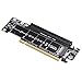 MRNHA PCIE4.0 Split Expansion Riser Card PCIE X16 to M.2 NVME SSD Adapter Card PCIE X16 to X8+X4+X4 Quad VROC .2 NVMe Port Card,Videoaufnahmekarte günstig Kaufen-MRNHA PCIE4.0 Split Expansion Riser Card PCIE X16 to M.2 NVME SSD Adapter Card PCIE X16 to X8+X4+X4 Quad VROC .2 NVMe Port