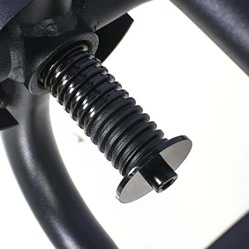 32 Inch Vintage Industrial Bar Stool-Metal Wood Swivel Bar Stool-Retro Bar Height Stool-Counter Height Adjustable Kitchen Stools-Set Of 2-Extra Tall Pub Height 26-32 Inch,Fully Welded(Black(2Pcs)) #TOP7