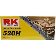 RK Racing Chain M520HD-120 520 Series 120-Links Standard Non O-Ring Chain with Connecting Link