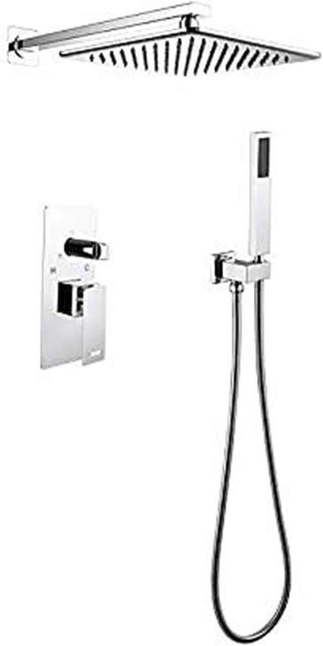 (:Shower Kits, Shower System with 10" Square Rainfall Head