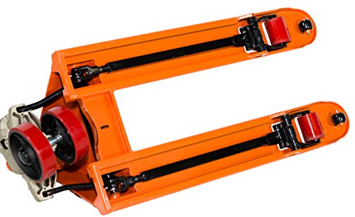 Mighty Lift ML2036 Narrow Specialty Pallet Jacks Trucks, 5,500 lb Capacity, 20" x 36" Fork,Orange - Thumbnail 2