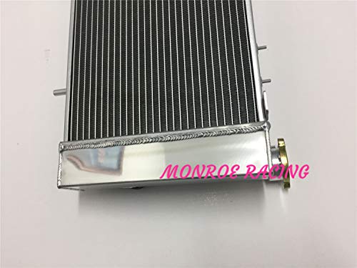 Aluminum Radiator 3 Rows For Jeep Cherokee Xj 1991-2001 1992 1993 1994 1995 1996 1997 1998 1999 2000/ Wagoneer Truck 1992 1993 1994 92 93 94 Lhd Left Hand Drive Aftermarket Compatible Replacement #TOP2