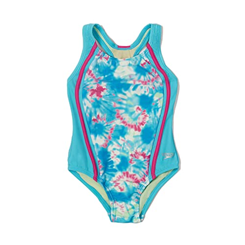 Image of Speedo Girls Printed Sport Splice