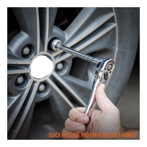 Kit de herramientas manuales para reparación de autos miniatura 7