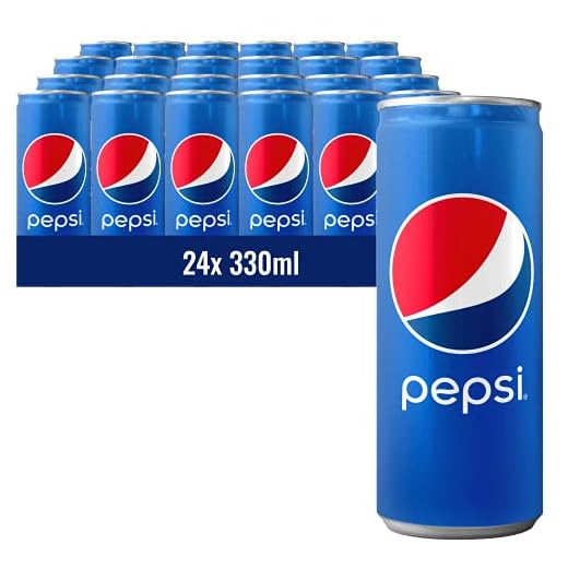 Pepsi 330ml - Refresco de Cola - Lata - Pack de 24