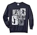 Basketball Player Collage Men Kids Coach Youth Boys Comfort Colors Adult Sweatshirt