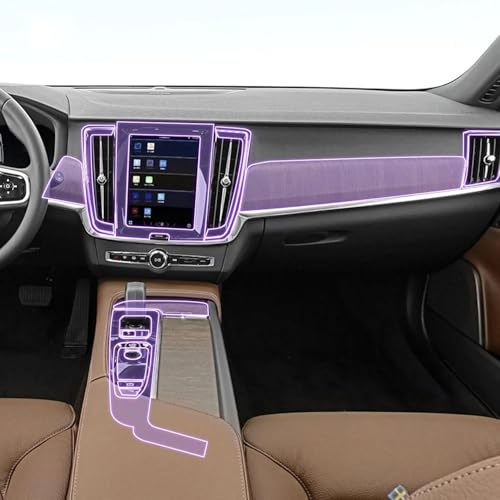 Film de protection TPU console centrale Volvo V90 2017-2024