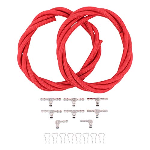 XtremeAmazing Duramax Diesel LLY LMM LBZ Fuel Injector Return Rail Kit with Metal Fittings