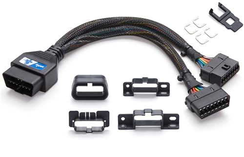 OBD2 Splitter for Ford and for GM, bbfly-B54 OBDII Splitter 2 Way Extension Cable 1FT/30CM (B54 for