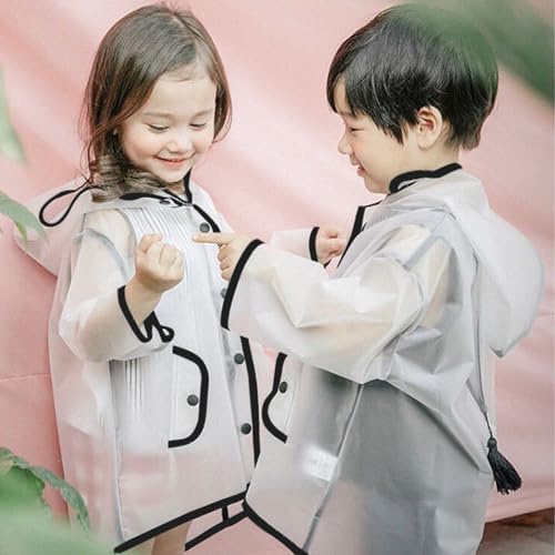 Boys Girls Rain Coat Kids Cycling Jacket Water-proof Packable Children Windbreaker Hood Raincoats3