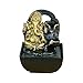 Nsaroche Ganesha Figurine Tabletop Water Feature Buddha Sculpture Elephant Decor for Meditation Space, 14cmx13.5cmx18cm