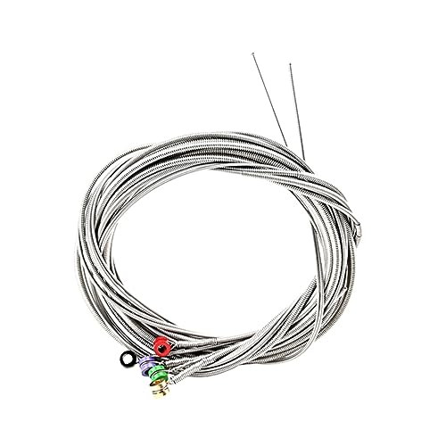 Abaodam Bass Strings Made of Stainless Steel Thin and Balanced Bass Guitar Accessories Bass Metal Strings Bass Maintenance