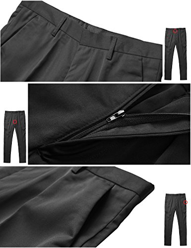Match Men's Loose-Fit Wrinkle-Resistant Dress Pants M3#80723