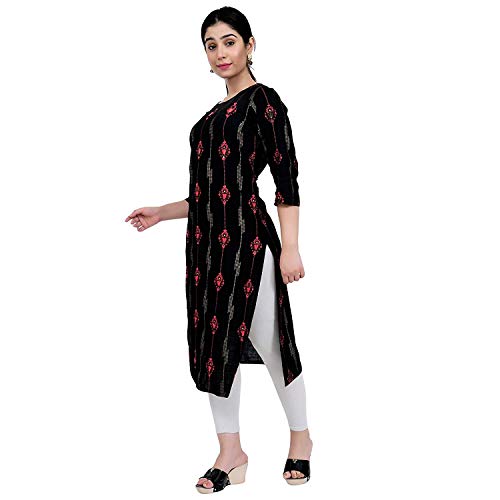 Image of Women's Cotton Slub Straight Kurta