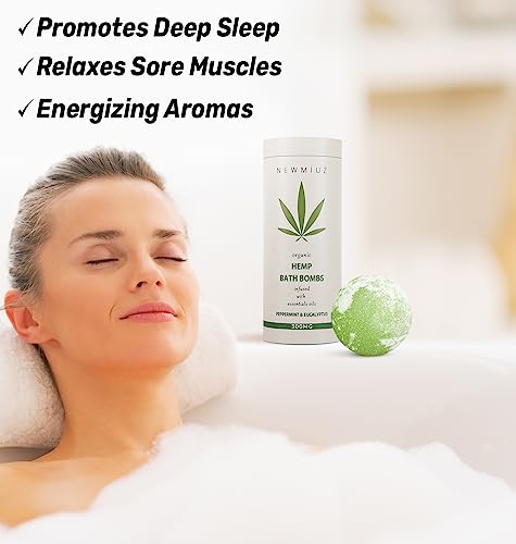 New Miuz HBB3 Organic Hemp Bath Bombs Set thumb #1