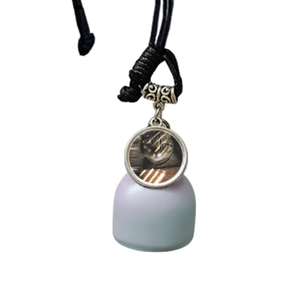 Pendentif voiture chat contre le stress de la route avec carillon