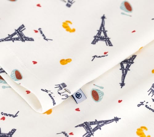 Pigiama bambino in cotone con stampa Parigi - 4