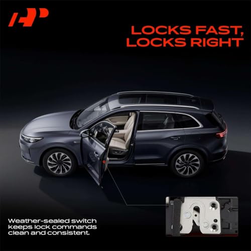 Image of A-Premium Front Right Passenger Side Door Lock Actuator | Compatible with Nissan Titan 2004 with Keyless Entry, Extended Cab Pickup