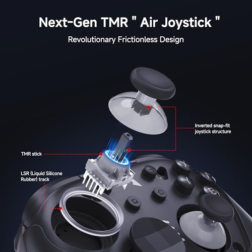 Image of MOBAPAD Chitu2 HD Wireless Pro Controller for Nintendo Switch 2 /1 Lite /OLED, Gamepad with TMR Glide Joysticks [ZERO Drift], HD Rumble, NFC, Mechanical Buttons, Turbo, Programming, 6 Axis Gyro