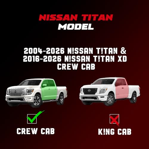 Estribos laterales de aluminio 6'' para Nissan Titan 2004-2026 miniatura 2