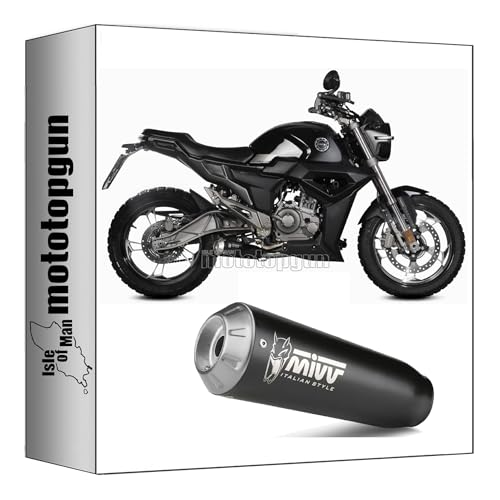 Ligne complete mivv racing nocat x-m1 acier noir zontes zt 125 g1 2021 2022