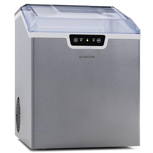 UI LA FESTA: Ideale per produrre cubetti di ghiaccio per le tue bevande dopo una dura giornata ricca di impegni, questa macchina ghiaccio casa autopulente senza BPA può dare il via ad una serata ricca di cocktails o ad un’apericena con amici.