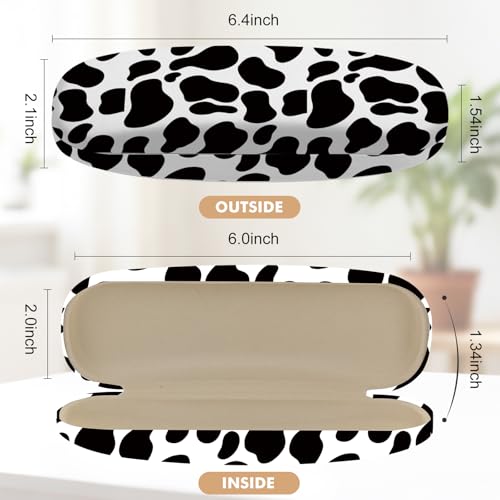 Image of Glasses Case Hard Shell,Portable Protective Eyeglasses Case, Eyeglass Holder Box with Cleaning Cloth, for men women