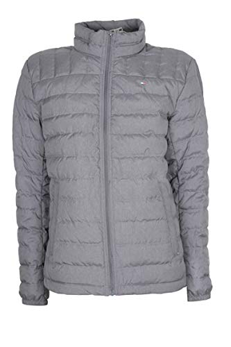 Tommy Hilfiger Men's Lightweight Water Resistant Packable Down Puffer Jacket (Standard and Big & Tall), Heather Charcoal, Small2