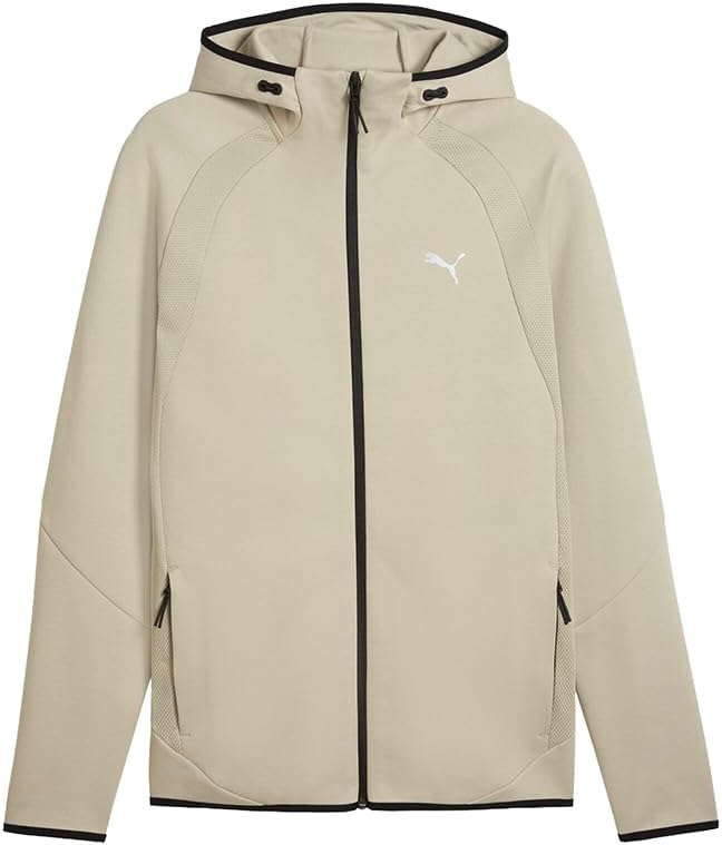 PUMA Mens Evostripe Hoodie Casual Outerwear Casual - Beige