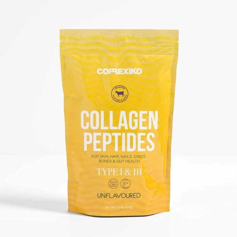 CORREXIKOPremium Collagen Peptides Powder (Large Pack 450g) 45 Servings, Grass-Fed & Pasture Raised Protein – Hydrolyzed Type I and III Collagen
