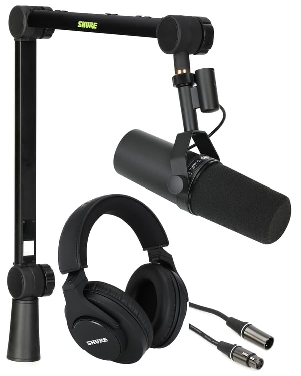 Amazon.com: Shure SM7B Dynamic Microphone with Boom Arm and