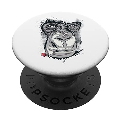 Monkey Monkeyzilla Ape Giant King Gorilla Gifts PopSockets PopGrip Intercambiable