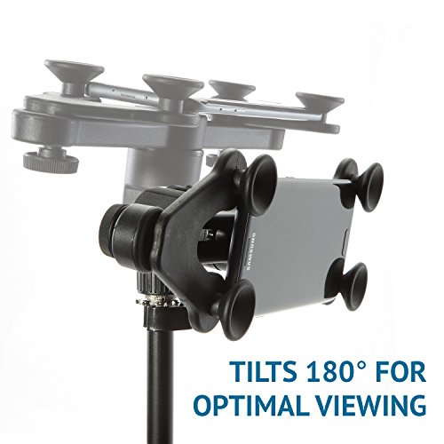 Lyxpro Tsm1 Microphone Music Stand Mount Holder For Tablet Iphone Ipad Smartphone And Android Adjustable 360 Degree Swivel Tilt Support Arms 3 To 11.5 Inch With Extra Detachable Clip #TOP4