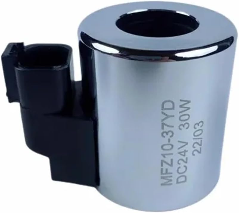 MFZ10-37YD Solenoid Coil Inner Diameter 23mm Height 51mm Outer Diameter 45mm Solenoid Valve Control Valve DC24V DC12V(DC12V With Plug)