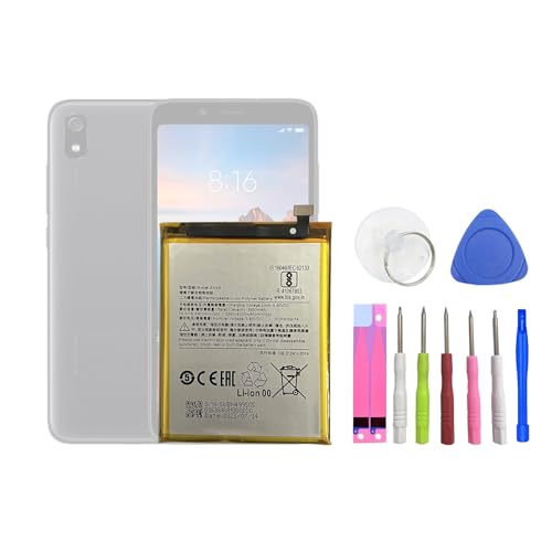 HIGHAKKU Batería de repuesto BN49 compatible con Redmi 7A MZB7995IN M1903C3EG M1903C3EH M1903C3EI con herramientas