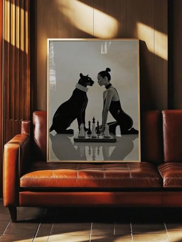 Affiches rétro sur toile sombre et peinture d'amour pour décoration murale