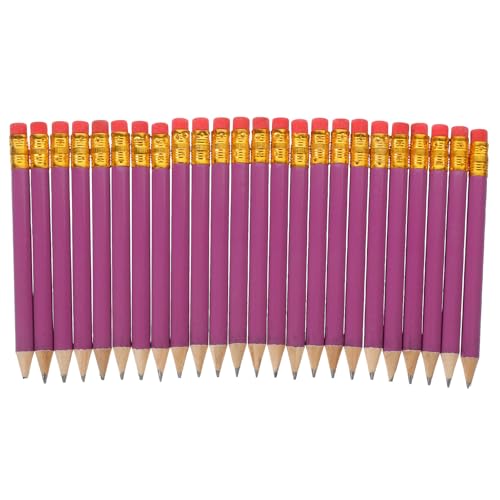Uonlytech 72 lápices Hb madera tamaño pequeño morado miniatura 1
