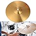 Deevoka Jazz Drum Crash Cymbal, Practice Cymbal, Brass Performance Beginner Drum Players Traditional Drum Cymbals, 16 inch