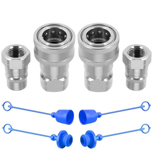 1/2 NPT Hydraulic Quick Couplers (2 Sets)