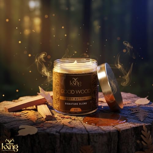 Image of KXNG Shea Butter Moisturizer, Rich Whipped Body Cream for Men, Deeply Nourishing Body Butter for Smooth, Hydrated Skin, Cruelty-Free