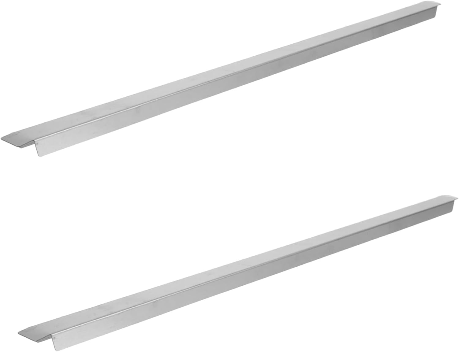 jojofuny 2pcs 32.5cm Stainless Steel Food Pan Divider Bars 1/2 + 1/3 Fraction Support for Hotel Restaurant Catering Commercial Kitchen Steam Table Accessories