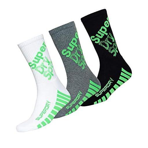 Superdry - Calcetines de deporte (3 unidades), color gris y negro - Multi - Medium/Large | Ya disponible en tu tienda friki favorita! En mundofriki.es!