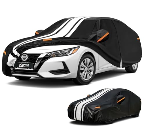 Image of Kayme Nissan Sentra Car Cover Waterproof All Weather for Automobiles