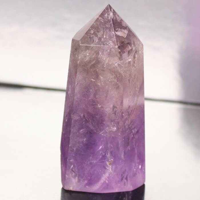 アメジスト ポイント Point 浄化 石 置物 原石 ポイント Amethyst 紫水晶 瞑想 天然石 パワーストーン a2882