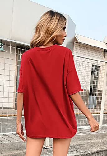 Image of LEOTUDE Couple Combo Men's Oversized T-Shirt & Women's Drop Shoulder Tshirt