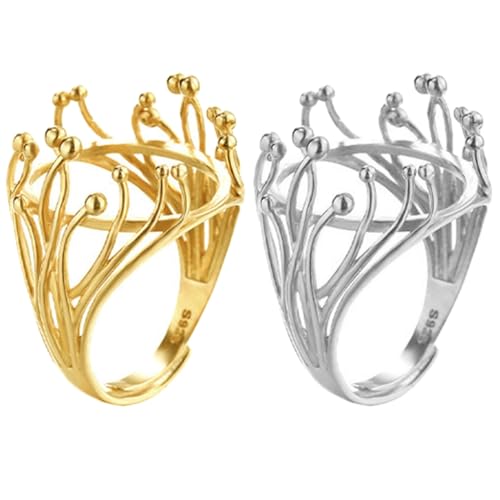 Sturdy Brass Earring Setting for Elegant Designs Creation Multiple Sizes
